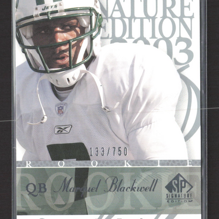 2003 Upper Deck SP Signature Edition Marquel Blackwell #104 133/750