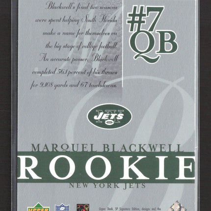2003 Upper Deck SP Signature Edition Marquel Blackwell #104 133/750