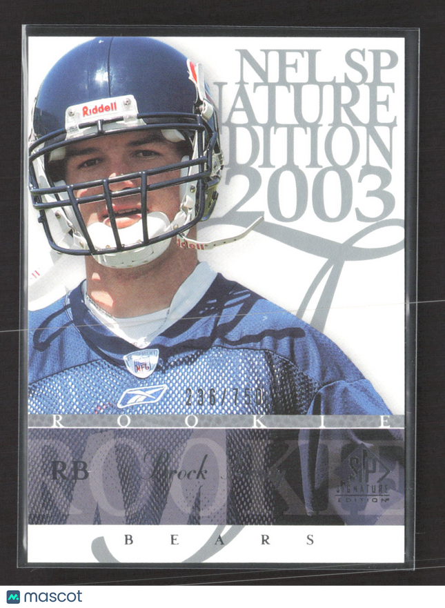 2003 Upper Deck SP Signature Edition Brock Forsey #111 236/750