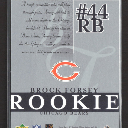 2003 Upper Deck SP Signature Edition Brock Forsey #111 236/750