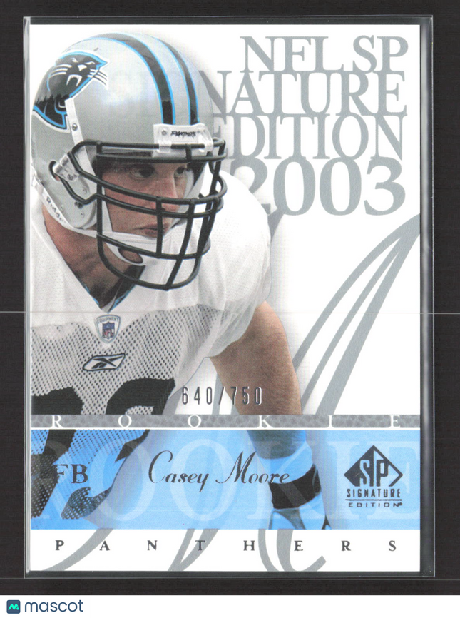 2003 Upper Deck SP Signature Edition Casey Moore #109 640/750
