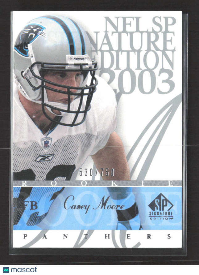 2003 Upper Deck SP Signature Edition Casey Moore #109 530/750