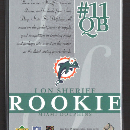 2003 Upper Deck SP Signature Edition Lon Sheriff #108 /750