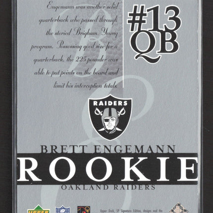2003 Upper Deck SP Signature Edition Brett Engemann #105 548/750