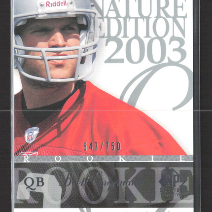 2003 Upper Deck SP Signature Edition Brett Engemann #105 547/750