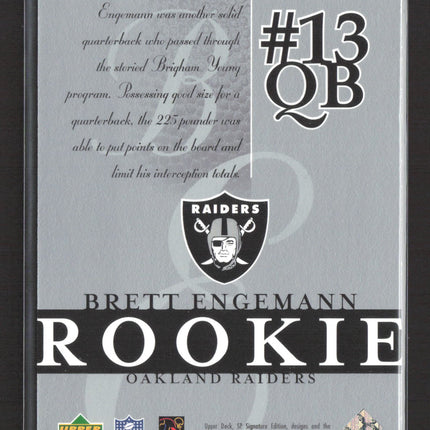 2003 Upper Deck SP Signature Edition Brett Engemann #105 547/750