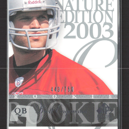 2003 Upper Deck SP Signature Edition Brett Engemann #105 443/750