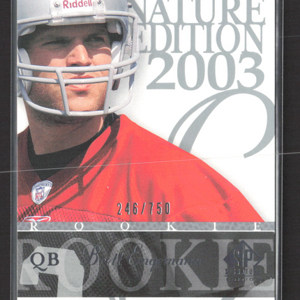 2003 Upper Deck SP Signature Edition Brett Engemann #105 246/750