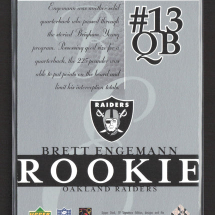 2003 Upper Deck SP Signature Edition Brett Engemann #105 246/750
