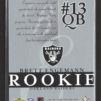 2003 Upper Deck SP Signature Edition Brett Engemann #105 154/750