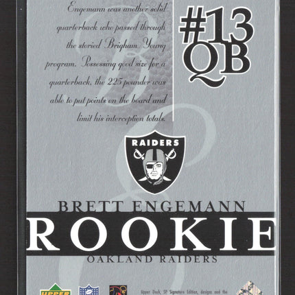 2003 Upper Deck SP Signature Edition Brett Engemann #105 040/750