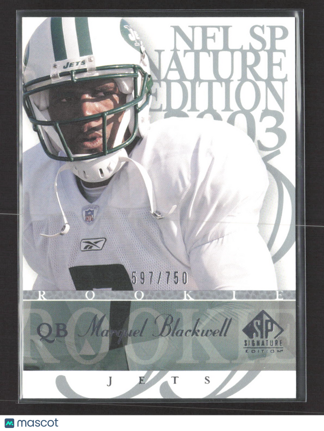 2003 Upper Deck SP Signature Edition Marquel Blackwell #104 597/750