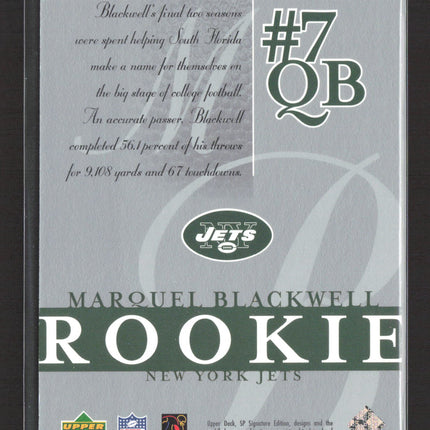 2003 Upper Deck SP Signature Edition Marquel Blackwell #104 366/750