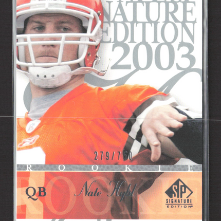 2003 Upper Deck SP Signature Edition Nate Hybl #103 /750