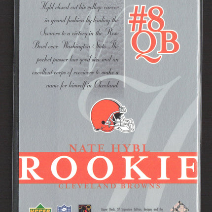 2003 Upper Deck SP Signature Edition Nate Hybl #103 /750