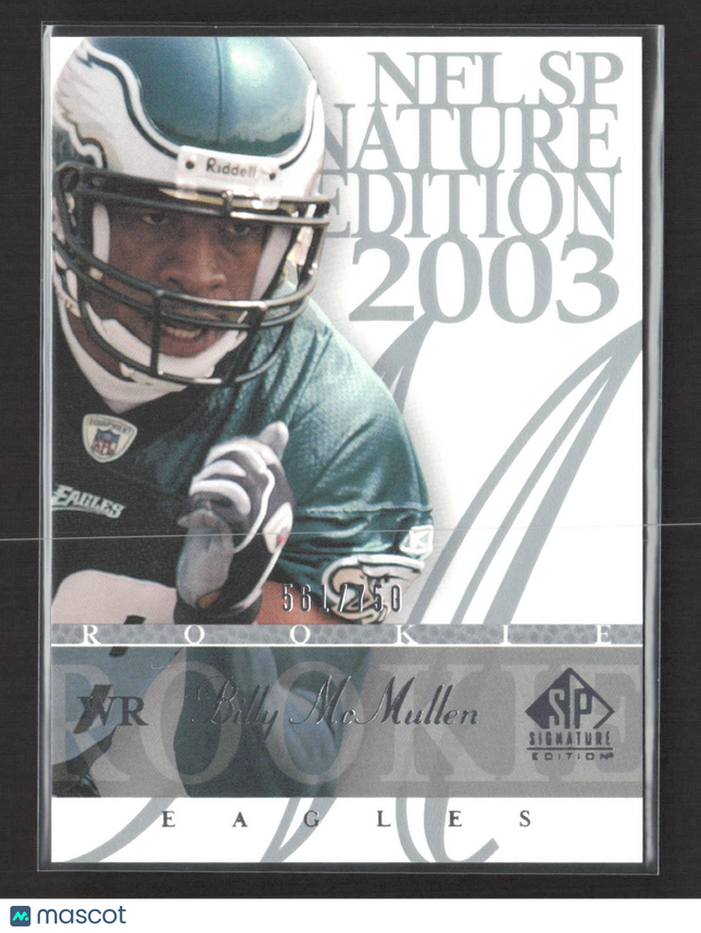 2003 Upper Deck SP Signature Edition Billy McMullen #127 /750