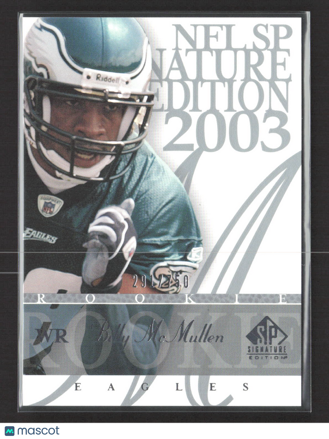 2003 Upper Deck SP Signature Edition Billy McMullen #127 /750