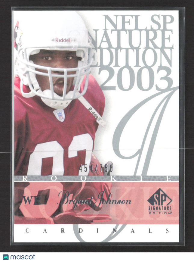2003 Upper Deck SP Signature Edition Bryant Johnson #124 /750