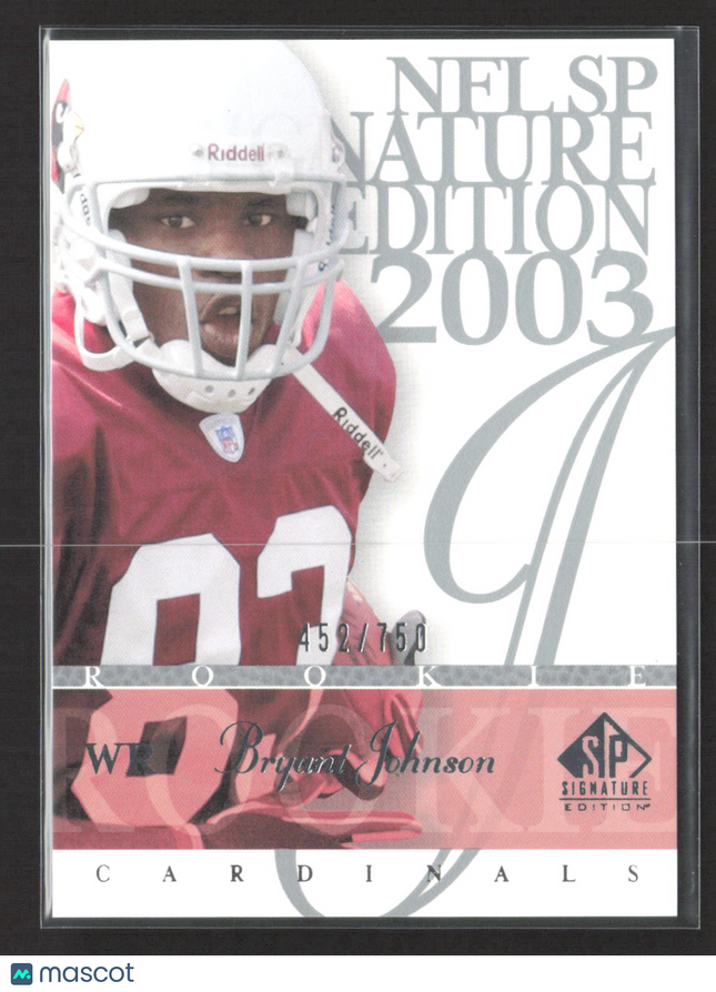 2003 Upper Deck SP Signature Edition Bryant Johnson #124 452/750