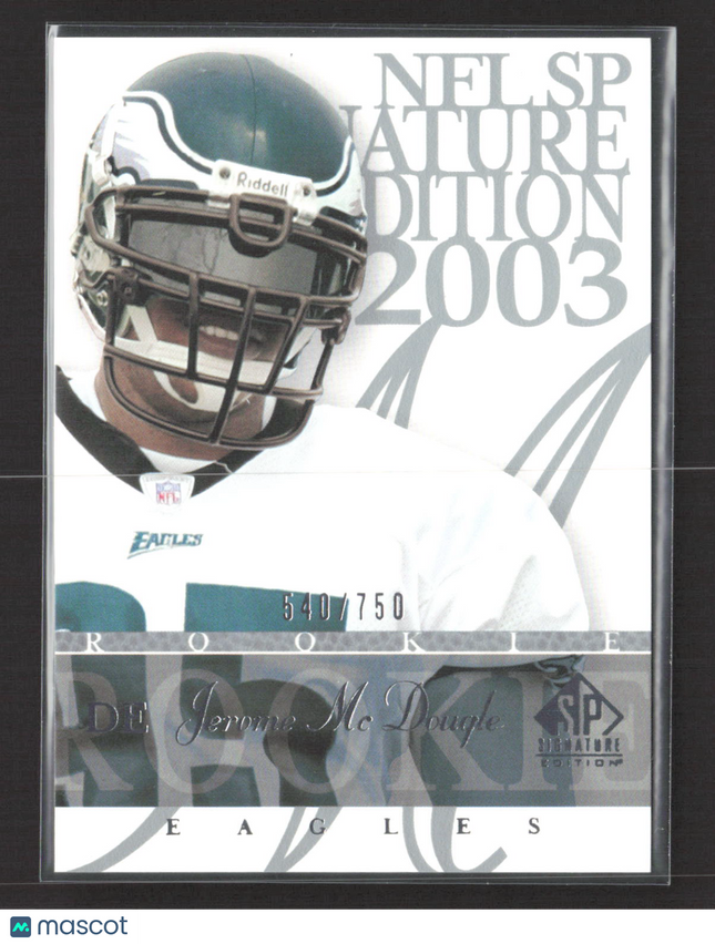 2003 Upper Deck SP Signature Edition Jerome McDougle #130 540/750