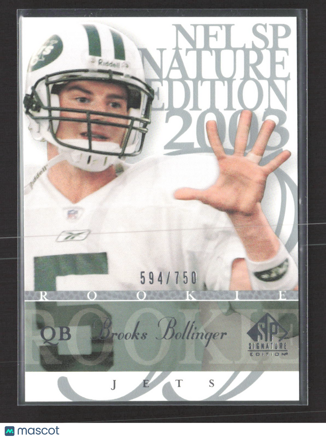 2003 Upper Deck SP Signature Edition Brooks Bollinger #166 594/750