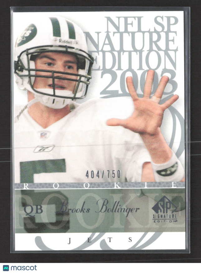2003 Upper Deck SP Signature Edition Brooks Bollinger #166 404/750