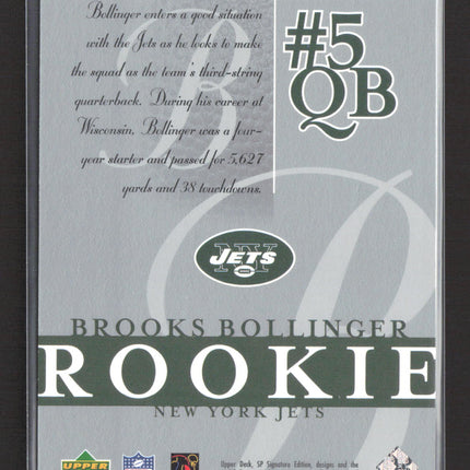 2003 Upper Deck SP Signature Edition Brooks Bollinger #166 404/750