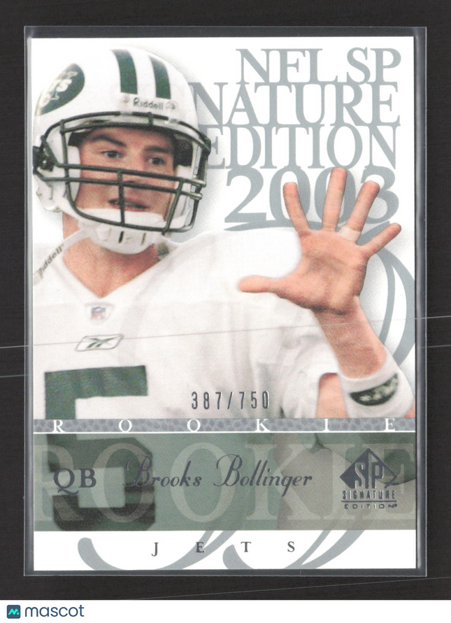 2003 Upper Deck SP Signature Edition Brooks Bollinger #166 387/750