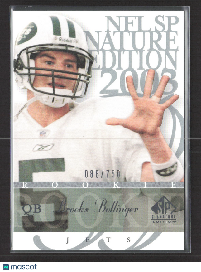 2003 Upper Deck SP Signature Edition Brooks Bollinger #166 086/750
