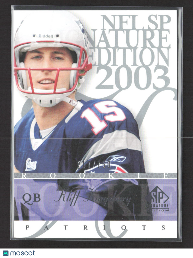 2003 Upper Deck SP Signature Edition Kliff Kingsbury #165 /750
