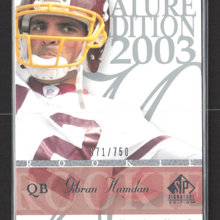 2003 Upper Deck SP Signature Edition Gibran Hamdan #164 571/750