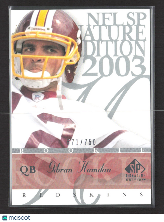 2003 Upper Deck SP Signature Edition Gibran Hamdan #164 571/750