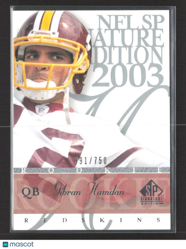 2003 Upper Deck SP Signature Edition Gibran Hamdan #164 391/750