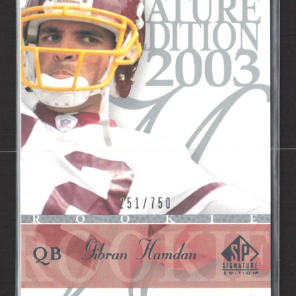 2003 Upper Deck SP Signature Edition Gibran Hamdan #164 251/750