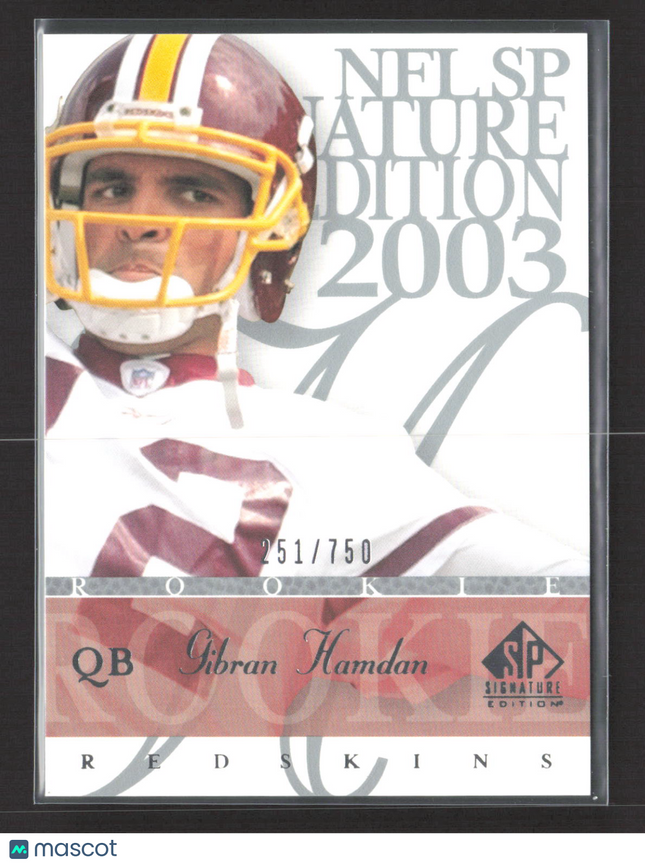 2003 Upper Deck SP Signature Edition Gibran Hamdan #164 251/750