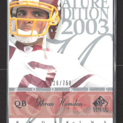 2003 Upper Deck SP Signature Edition Gibran Hamdan #164 126/750
