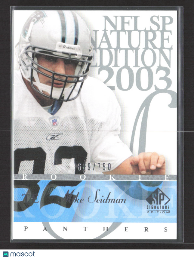 2003 Upper Deck SP Signature Edition Mike Seidman #162 /750