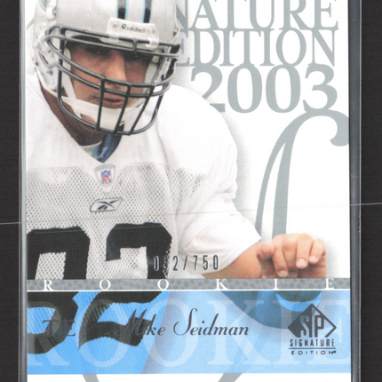 2003 Upper Deck SP Signature Edition Mike Seidman #162 /750