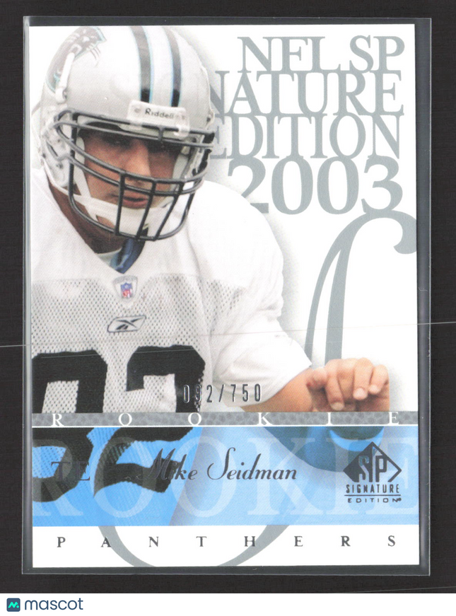 2003 Upper Deck SP Signature Edition Mike Seidman #162 /750