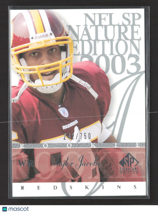 2003 Upper Deck SP Signature Edition Taylor Jacobs #159 242/750