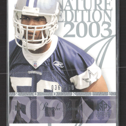 2003 Upper Deck SP Signature Edition Bradie James #156 036/750