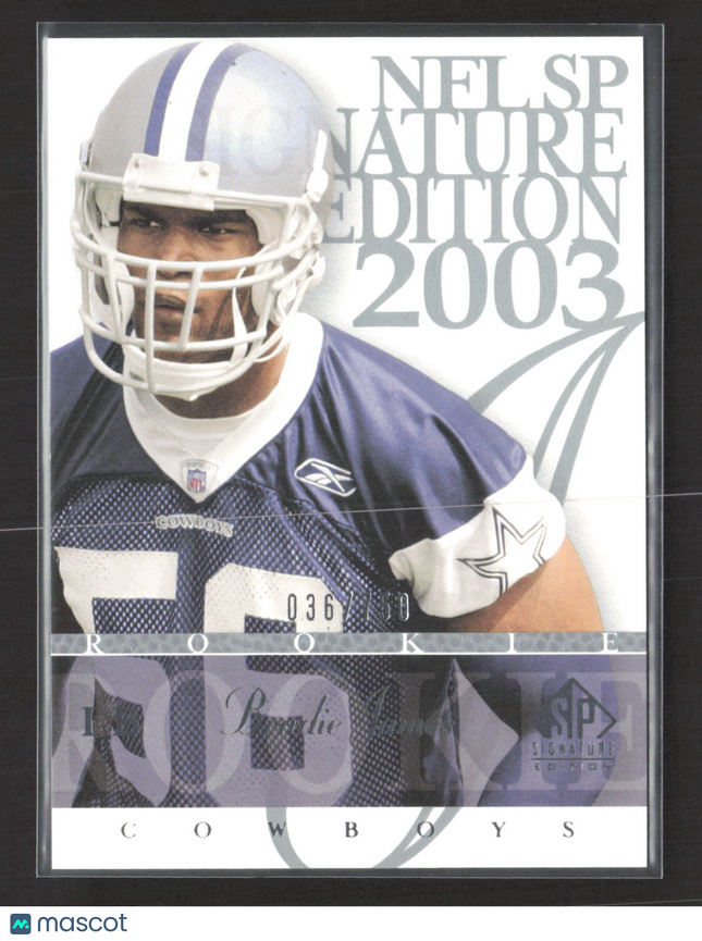 2003 Upper Deck SP Signature Edition Bradie James #156 036/750