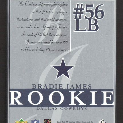 2003 Upper Deck SP Signature Edition Bradie James #156 036/750