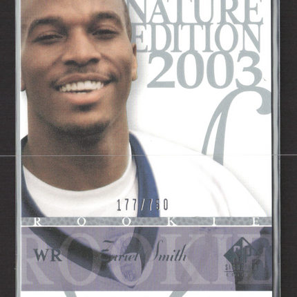 2003 Upper Deck SP Signature Edition Zuriel Smith #150 177/750
