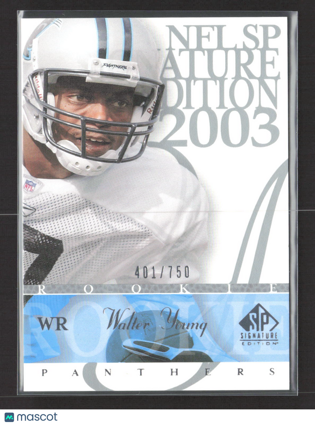 2003 Upper Deck SP Signature Edition Walter Young #146 401/750