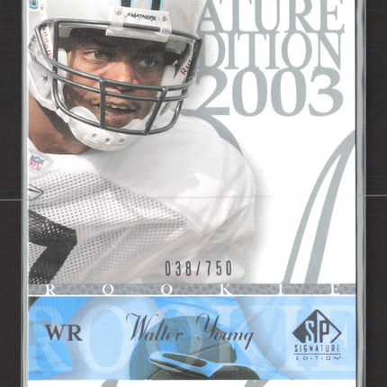 2003 Upper Deck SP Signature Edition Walter Young #146 038/750