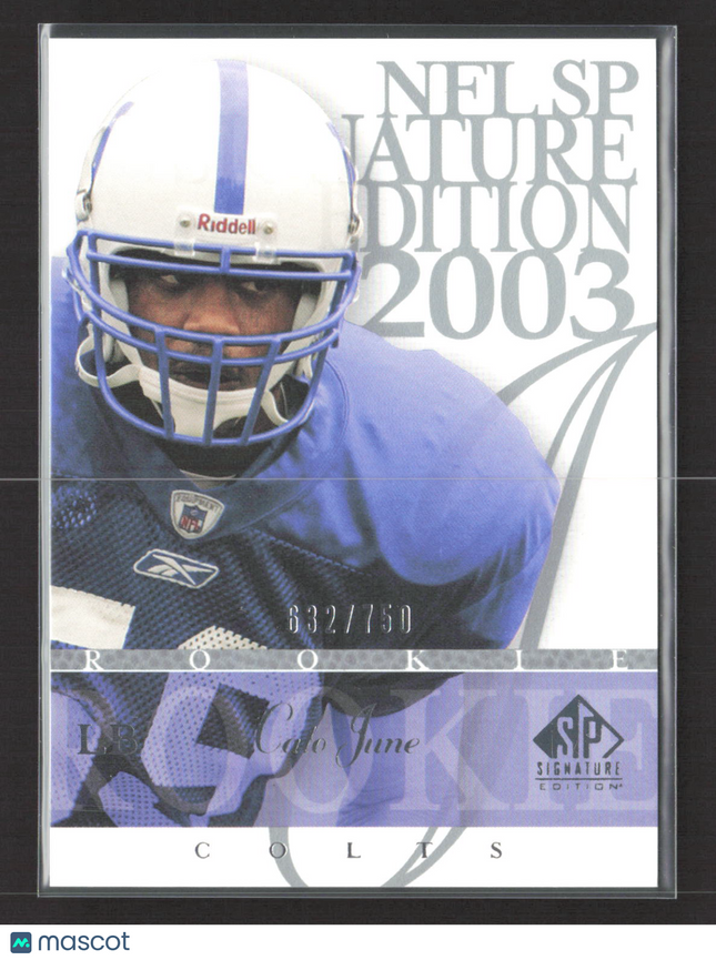 2003 Upper Deck SP Signature Edition Cato June #160 632/750