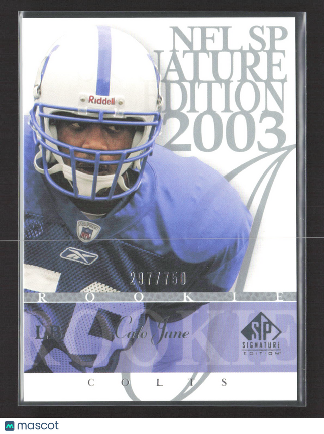 2003 Upper Deck SP Signature Edition Cato June #160 297/750