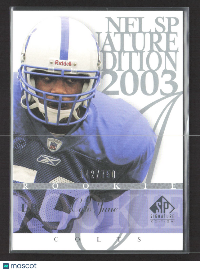 2003 Upper Deck SP Signature Edition Cato June #160 142/750
