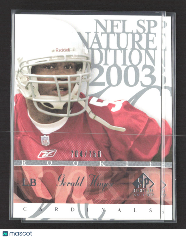 2003 Upper Deck SP Signature Edition Gerald Hayes #145 704/750